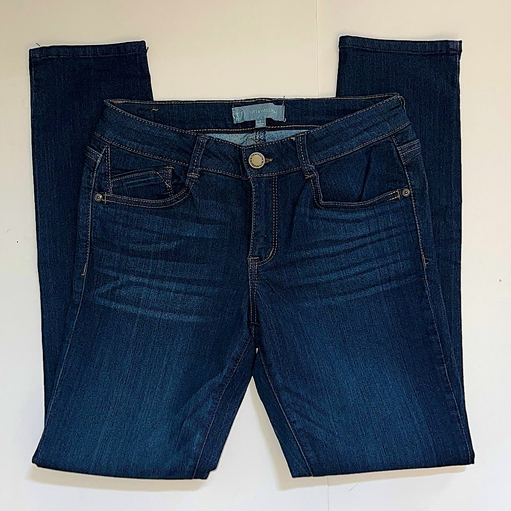 WIT & WISDOM SKINNY JEANS/SIZE 4/INSEAM 29”